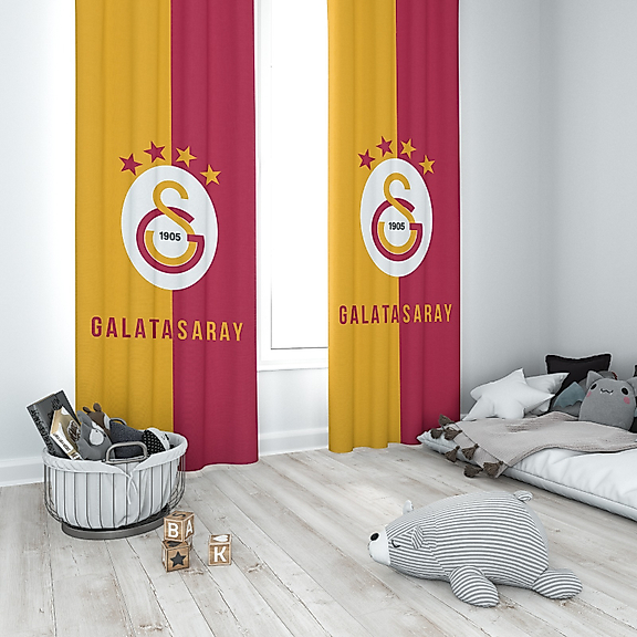 Minibabyrooms Galatasaray Temalı Fon Perde