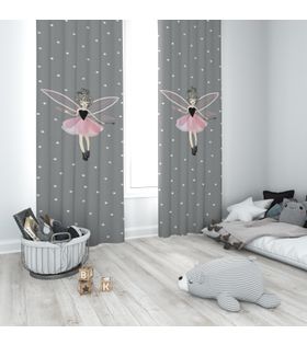 Minibabyrooms Peri Kız ve Seksek Temalı Fon Perde