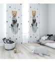 Minibabyrooms Astronot Ayıcık Temalı Fon Perde