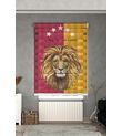Minibabyrooms Aslan Kral Desenli Zebra Perde