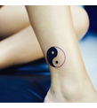 Ying Yang Dövmesi Ense, Göğüs, Bilek, Kol, Bacak, Boyun, Sırt Geçici Dövme, Tattoo