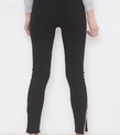 Paça Yırtmaçlı Dar Kot Pantolon Siyah - 5011.1606.