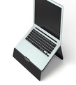 SİYAH Tüm Modellerle Uyumlu Çelik Notebook Laptop Standı Yükseltici Altlık