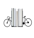 Metal Kitap Tutucu Bisiklet Figürlü Kitap Desteği, Dekoratif Kitaplık