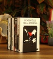 Siyah Kuş Desenli Model Kitap Desteği 2'li