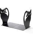 Siyah Kara Kedi Desenli Model Kitap Desteği
