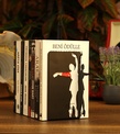 Balerin Model Desenli Kitap Desteği - Hediyelik Dekoratif Estetik Kitap Tutucu 2'li Set Siyah