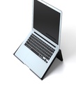 Siyah Tüm Modellerle Uyumlu Çelik Notebook Laptop Standı Yükseltici Altlık