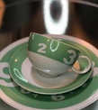 Kütahya Porselen 6 Kişilik 12 Parça Timer Çay Nescafe Kahve Fincan Takımı