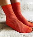 6'lı Düz Canlı Renkler Serisi Pamuklu Kadın Çorap / LES MINORIA