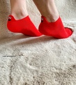 6'lı Gülen Yüz Nakışlı Kısa Kadın Çorap / LES MINORIA