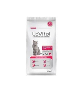 Lavital Somonlu Kısırlaştırılmış Kedi Maması 1,5 Kg