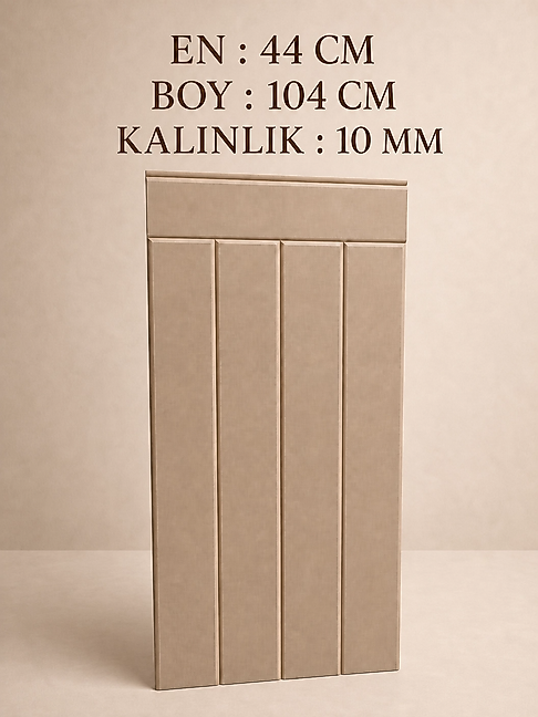 RF50 ÖZEL HAM MDF DUVAR PANELİ 44 CM X 104 CM ( 10 MM KALINLIK )