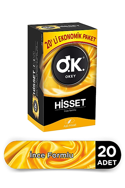 Okey Prezervatif Hisset 20li - Ekonomik