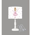 Minibabyrooms Pembe Peri Ahşap Oyma Ayak Abajur