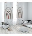 Minibabyrooms Gökkuşağı 2 Temalı Fon Perde