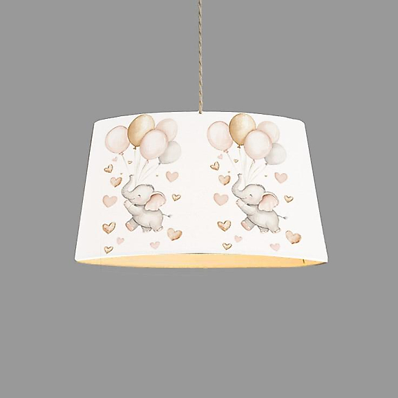 Minibabyroom Fil ve Balonlar Temalı Çocuk Odası Sarkıt Avize