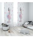 Minibabyrooms Balerin Elsa Temalı Fon Perde