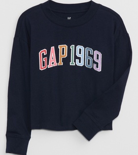 Kız Çocuk | Lacivert Gap Logo T-Shirt