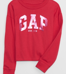 Kız Çocuk | Kırmızı Gap Logo T-Shirt
