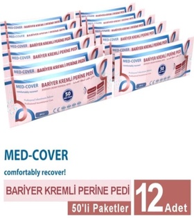 Medcover Med-cover Bariyer Kremli Perine Vücut Mendili 50'li (24 Paket)