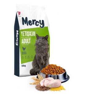 Mercy Tavuklu Yetişkin Kedi Maması 15 Kg