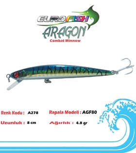 Eurofish Aragon Maket Balık 8 cm A278