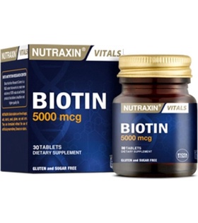 Nutraxin Biotin 5000 mg 30 Tablet
