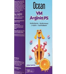 Ocean VM Arginin Ps Ballı Portakal Aromalı Şurup 150 ml