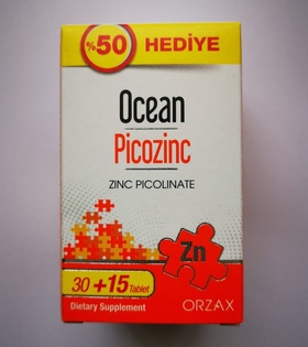 Ocean Picozinc 30 Tablet + 15 Tablet Hediye
