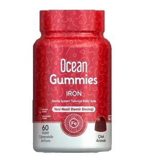 Ocean Gummies Iron 60 Çiğneme Formu