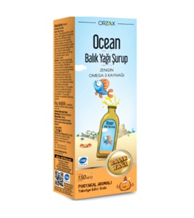 Ocean Portakal Aromalı Balık Yağı Şurup 150 ml