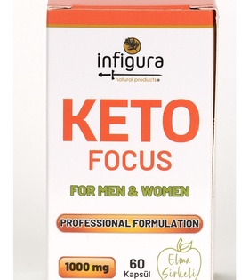 Keto Focus Men & Women 60 Kapsül - Zayıflamaya Yardımcı Gıda Takviyesi