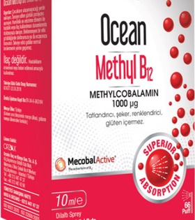 Ocean Methyl B12 Sprey 1000 mg 10 ml