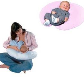Sema Baby Emzirme ve Bebek Destek Minderi - Pembe