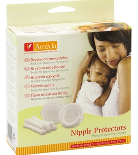 Ameda Göğüs Koruyucu Kalıp ve Refill Pedler - Nipple Protectors