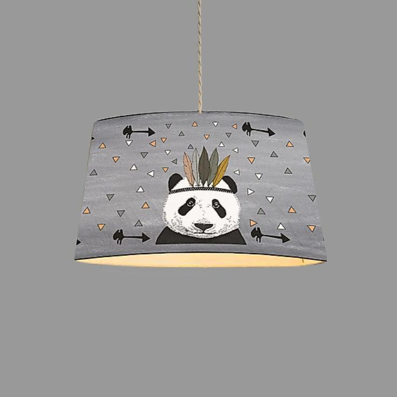 Minibabyroom Kızılderili Panda Temalı Çocuk Odası Sarkıt Avize