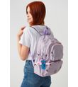 Nemo Bags Okul Çantası Unisex Lila Orta Boy Su Geçirmez Klinkır Kumaş Seyahat Laptop Çantası Su Geçirmez