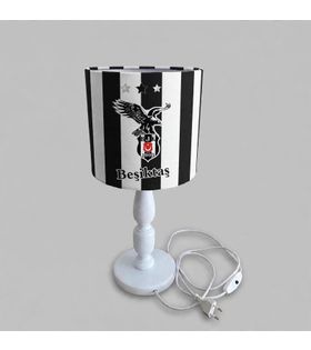Minibabyrooms Beşiktaş Desenli Ahşap Oyma Ayak Abajur