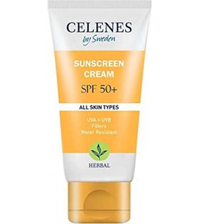 Celenes By Sweden Herbal Güneş Koruma Kremi SPF50 50 ml - Tüm Cilt Tipleri