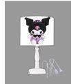 Minibabyrooms Kuromi Desenli Ahşap Oyma Ayak Abajur