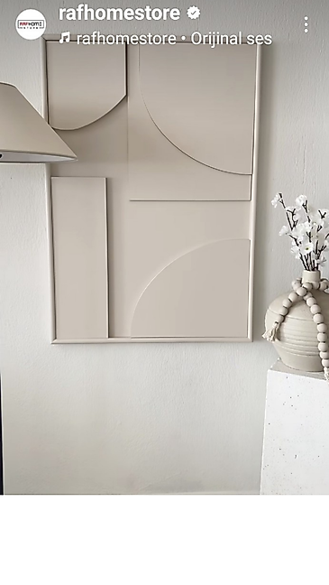İskandinav Stil Boyamalık Ham MDF Tablo – 100x70 cm | Pinteres Dekor Panel