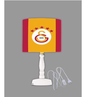 Minibabyrooms Galatasaray 4 Desenli Ahşap Oyma Ayak Abajur