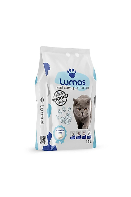 Lumos Bentonit Kedi Kumu Marsilya Sabunu 10lt