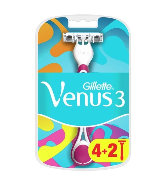 Gillette Venüs 3 Renkli Kullan At 4 2 6'lı