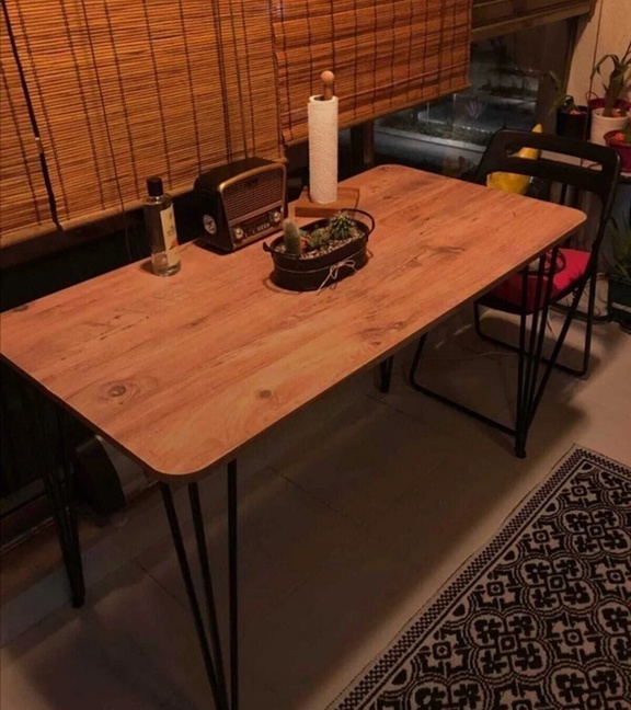 60×120 Metal Ayaklı Masa Mutfak Masası Çalışma Masası