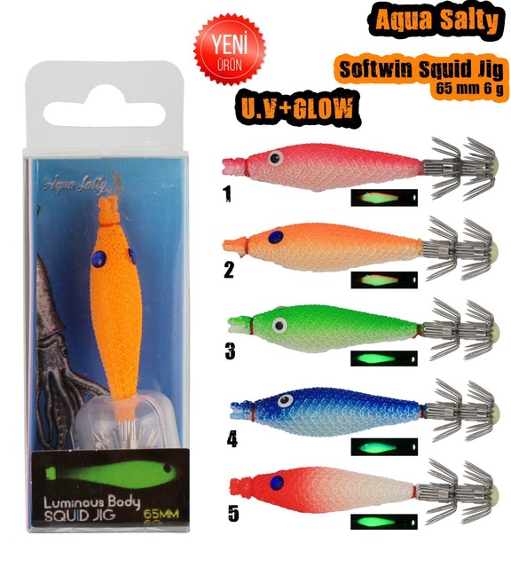 Softwin Squid Jig 65mm 6Gr 3