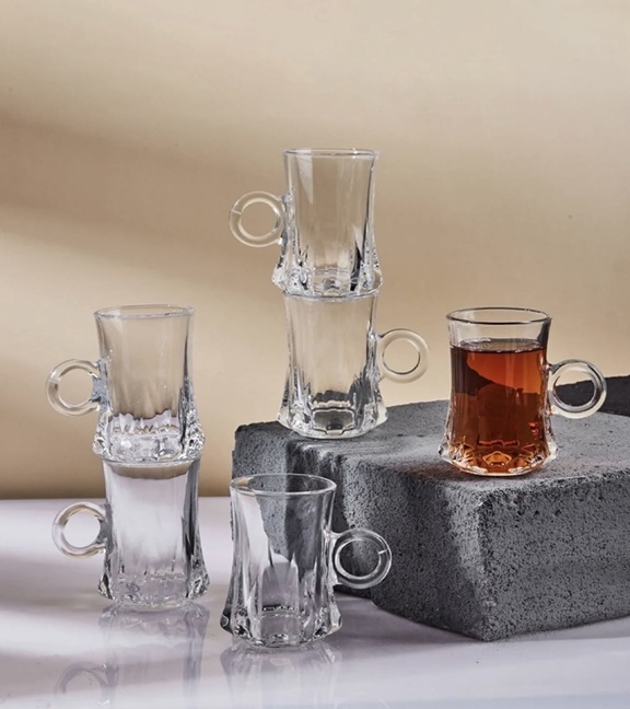 Perotti Cam Çay Bardağı