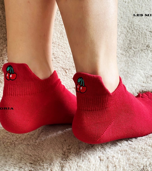 6'lı Emoji Detaylı Kısa Kadın Çorap / LES MINORIA