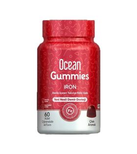 Ocean Gummies Iron 60 Çiğneme Formu